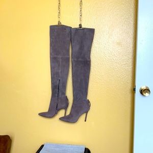 Over The Knee Suede Boots